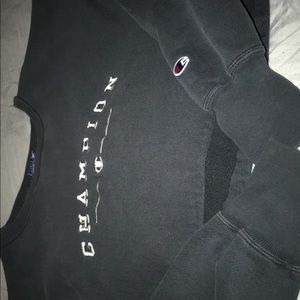 Cropped champion sweater